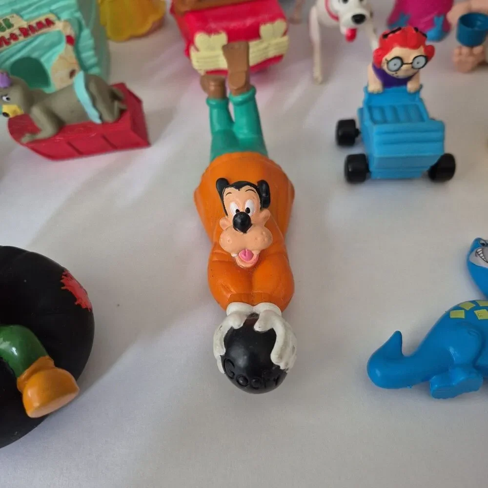 Vintage 20 Piece Burger King and McDonalds Happy Meal Toys Goofy Flinstones CPK